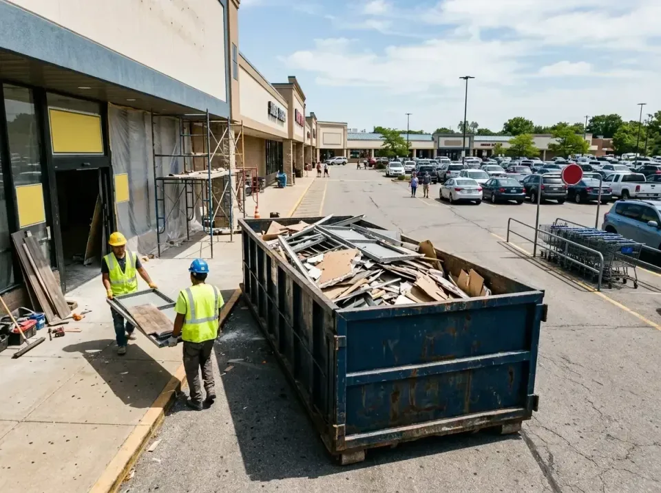 retail-store-renovation-debris-003 — frequently asked questions, Roll-off Dumpster Rentals in Clarksville, TN